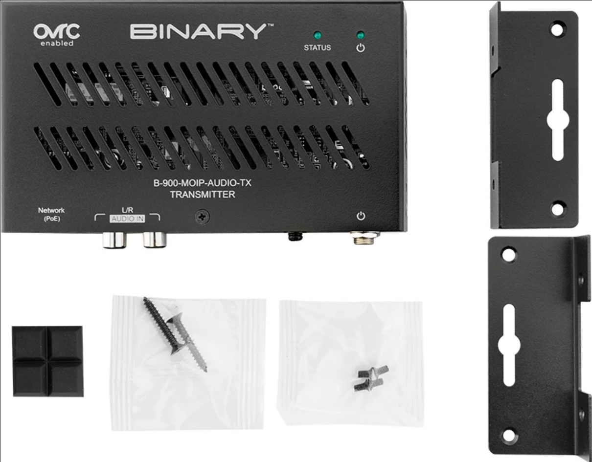 Binary™ 4K Media over IP Audio Transmitter (8527701082460)