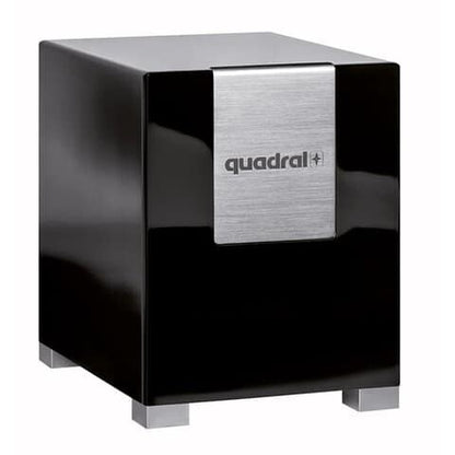 quadral QUBE CS10 Aktiv-Subwoofer in Schwarz Hochglanz