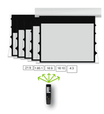 WS S DE-4-FORMAT Deckeneinbau Multiformatleinwand