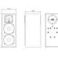 Technische Zeichnung THX Lautsprecher